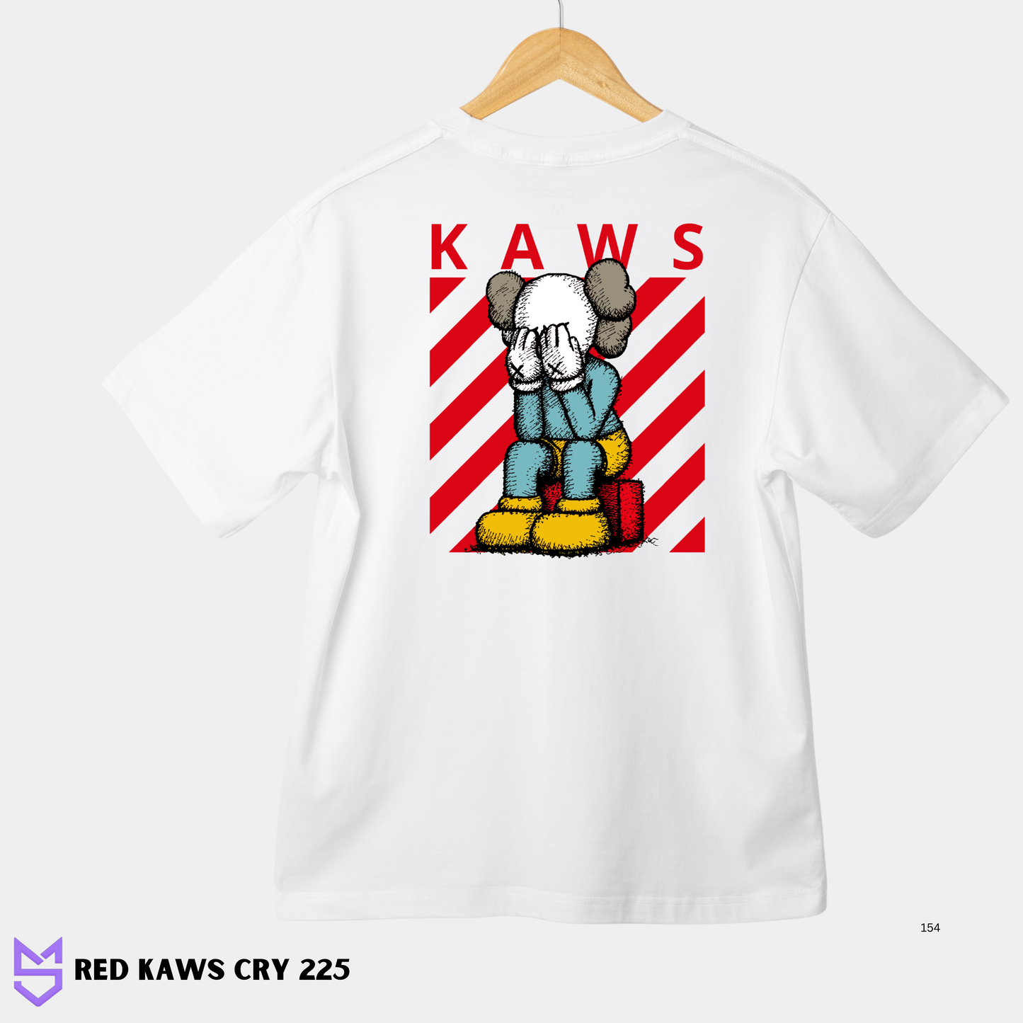 Red Kaws Cry 225