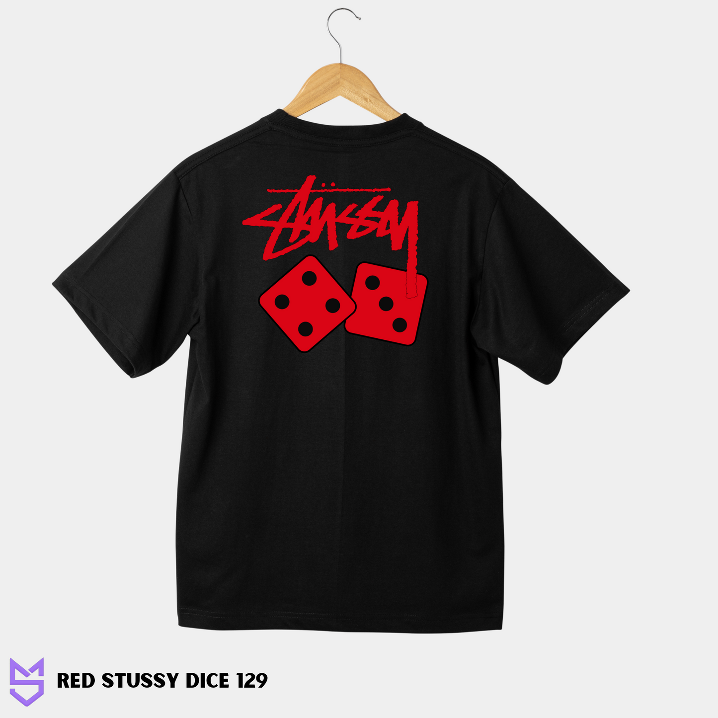 Red Stussy Dice 129