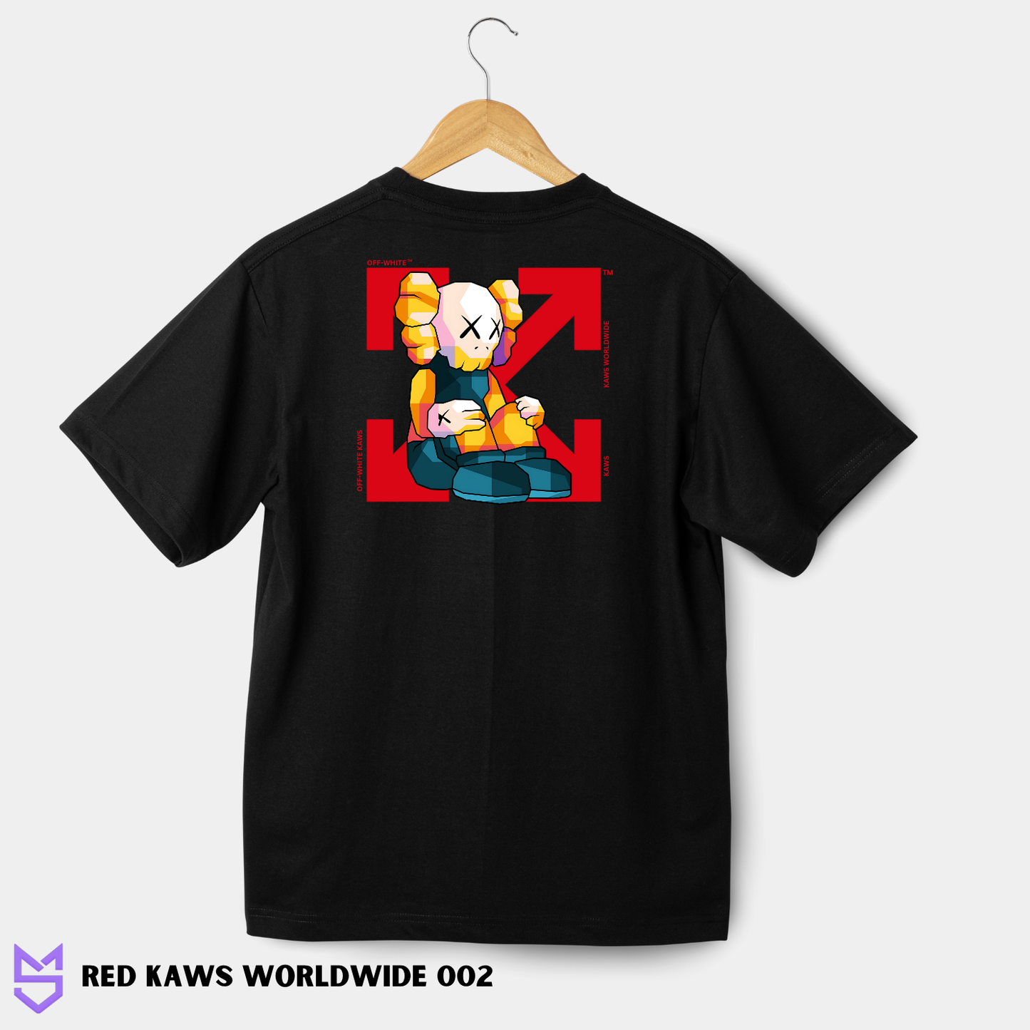Red Kaws Worldwide 002