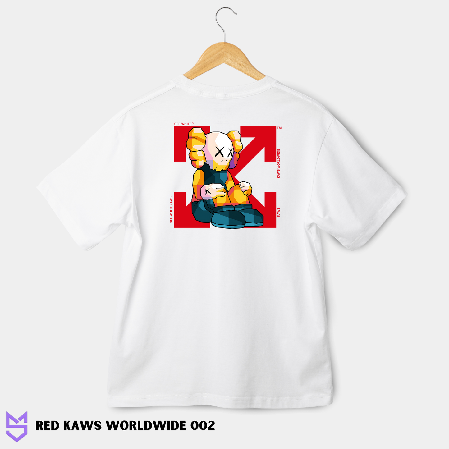 Red Kaws Worldwide 002