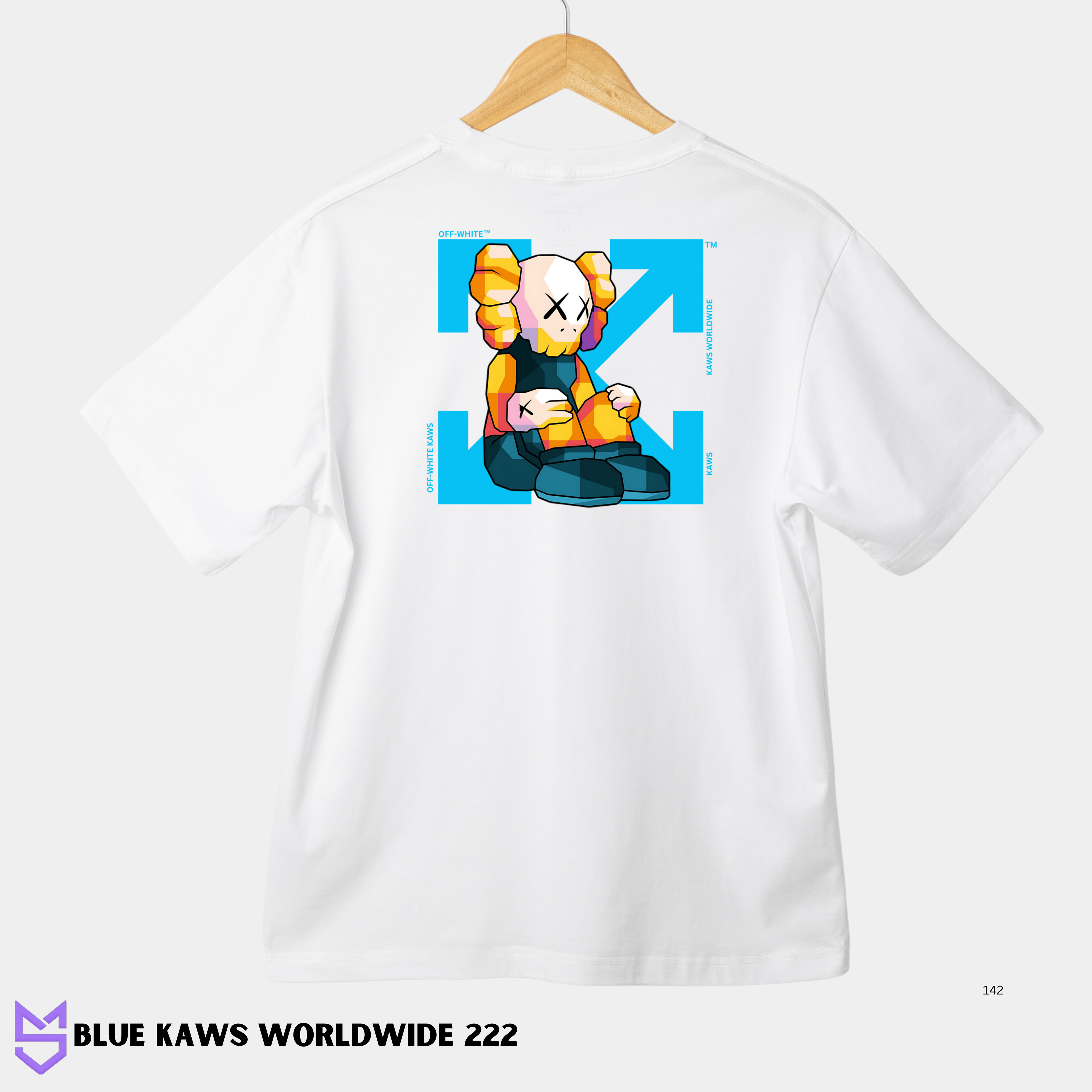 Blue Kaws Worldwide 222