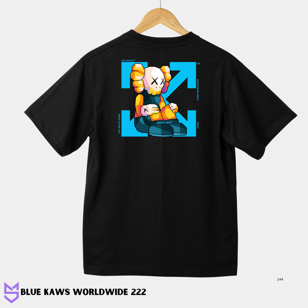 Blue Kaws Worldwide 222