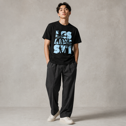 Model wearing the Mack Saint 2193 LA Summer Shirt