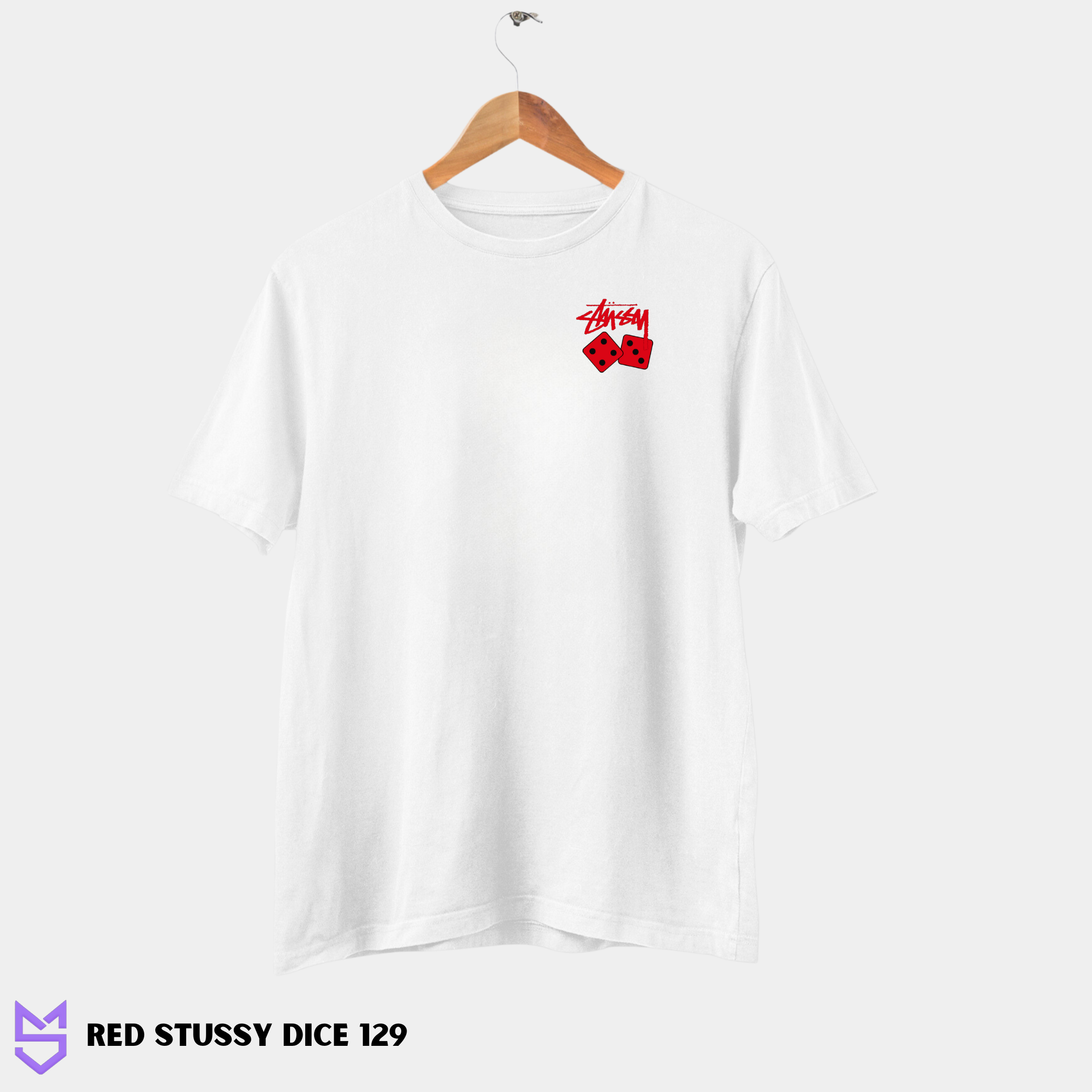 Red Stussy Dice 129