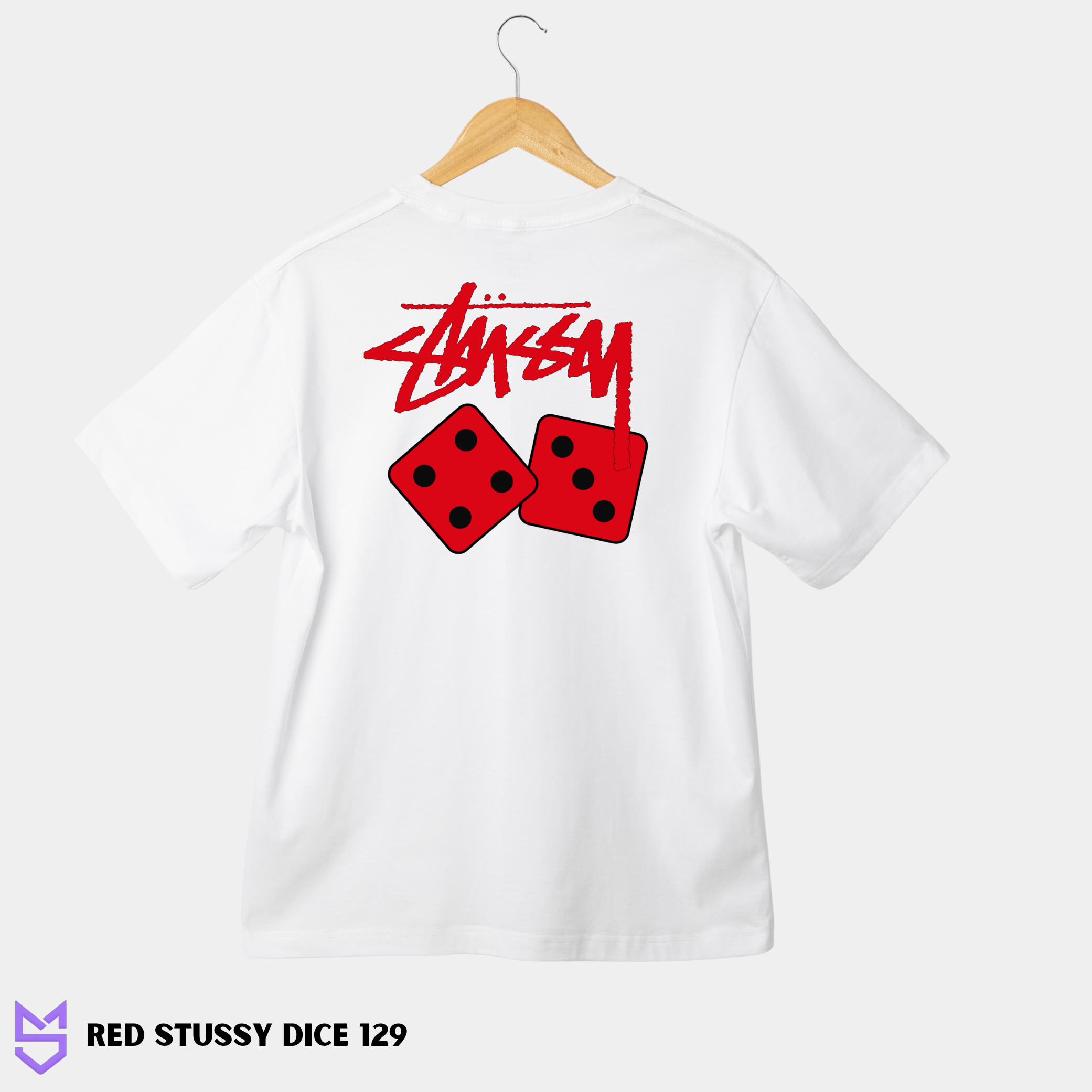 Red Stussy Dice 129
