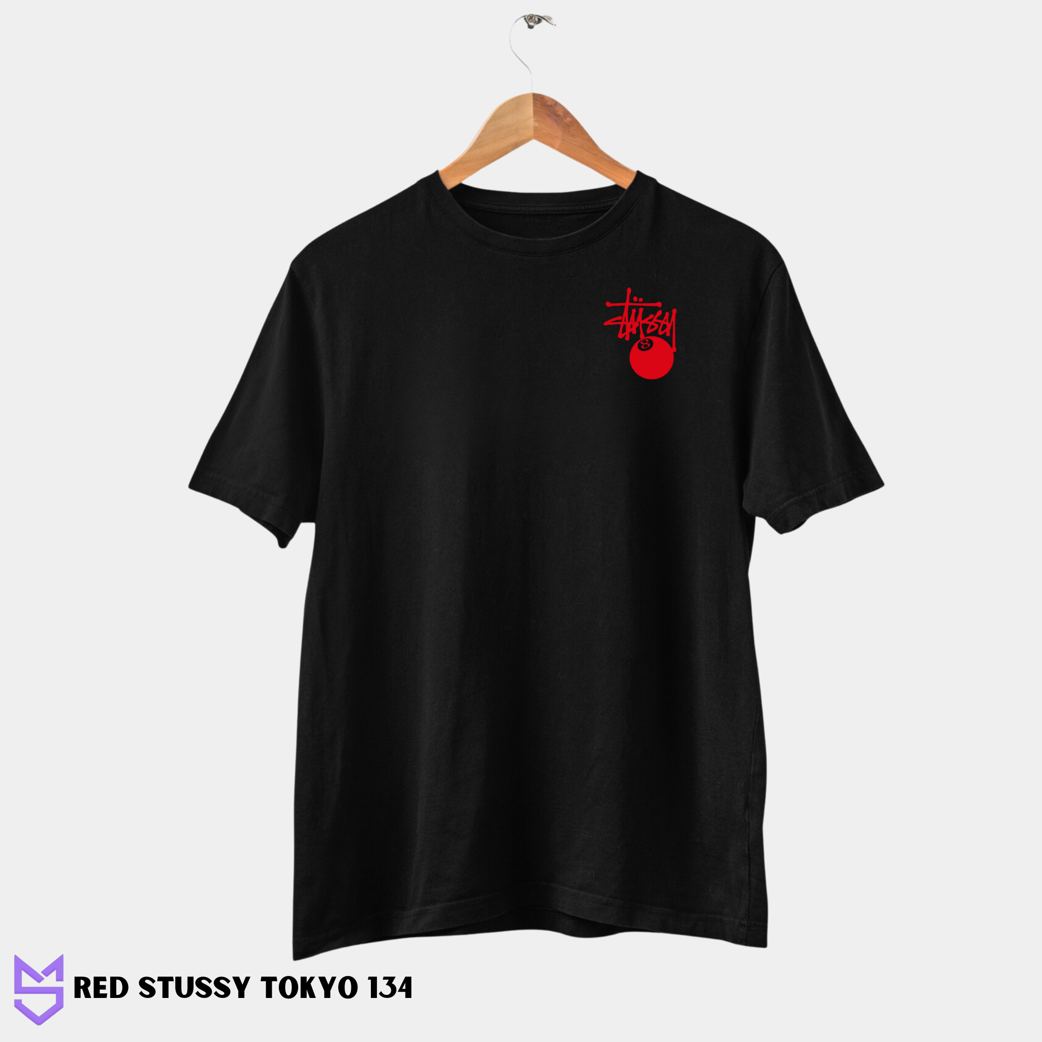 Red Stussy 8 Ball 133