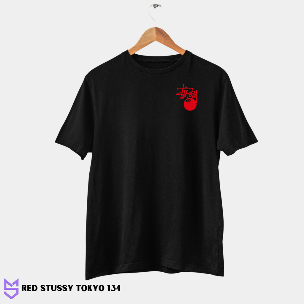 Red Stussy 8 Ball 133-134