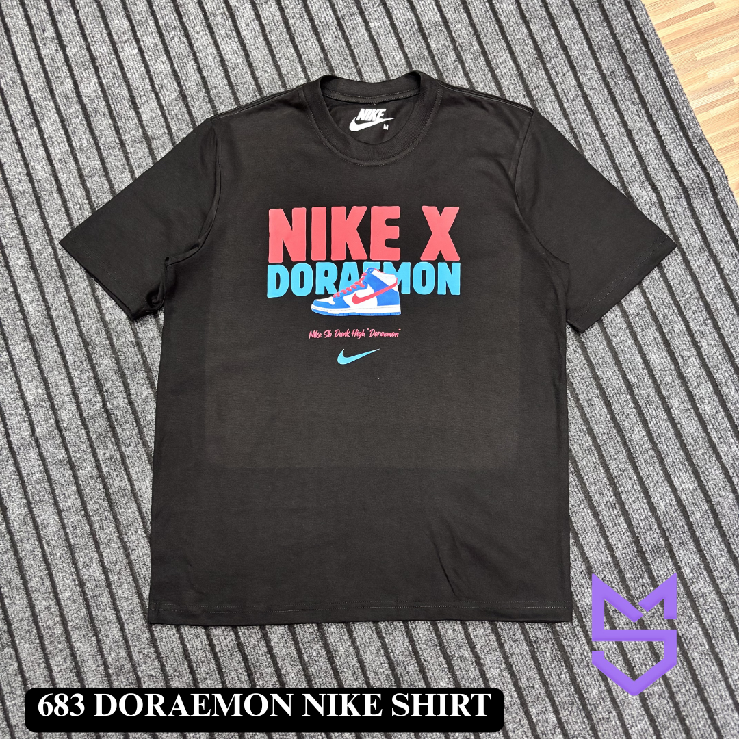 682 Nike SB Dunk High Doraemon Shirt