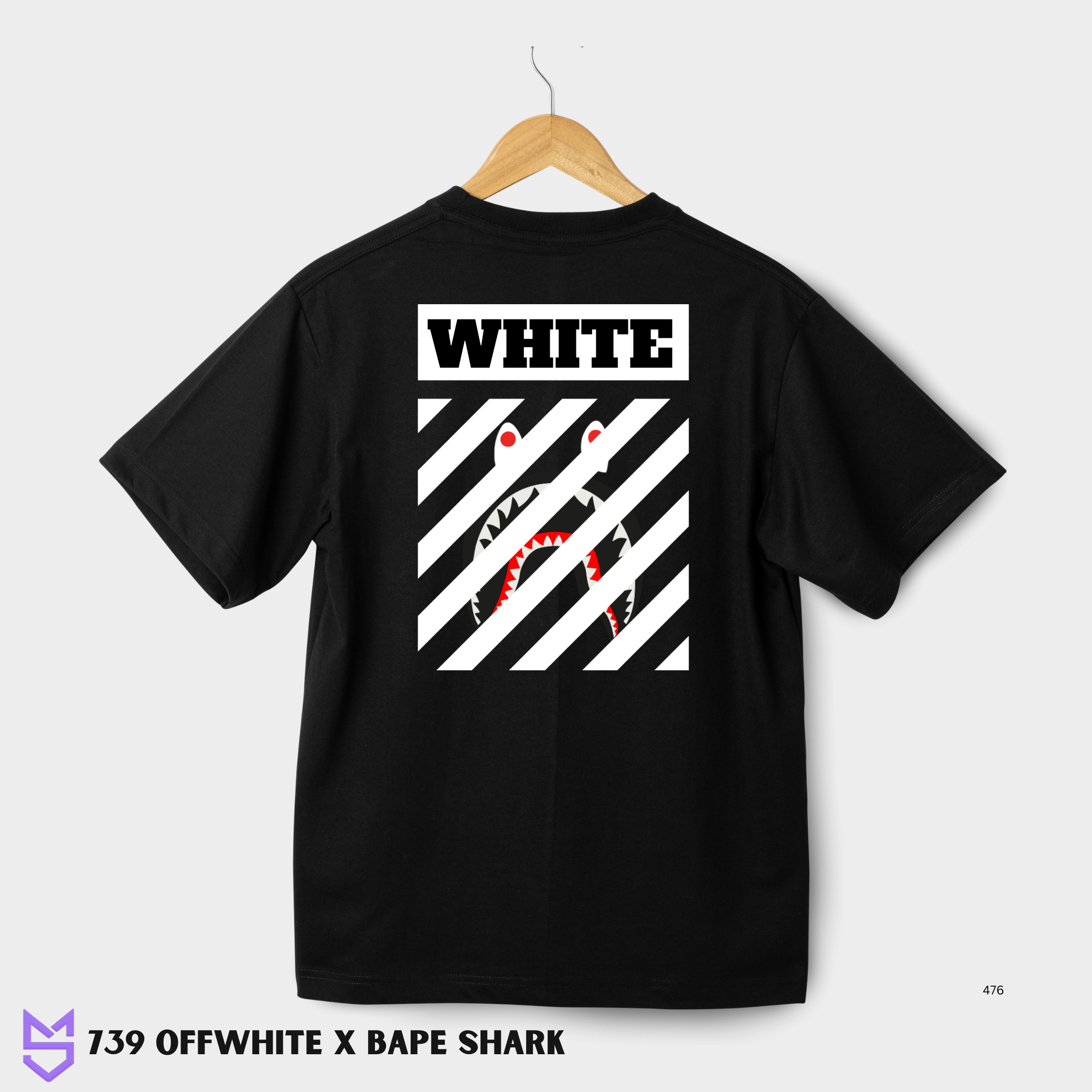 739 Offwhite x BAPE Shark