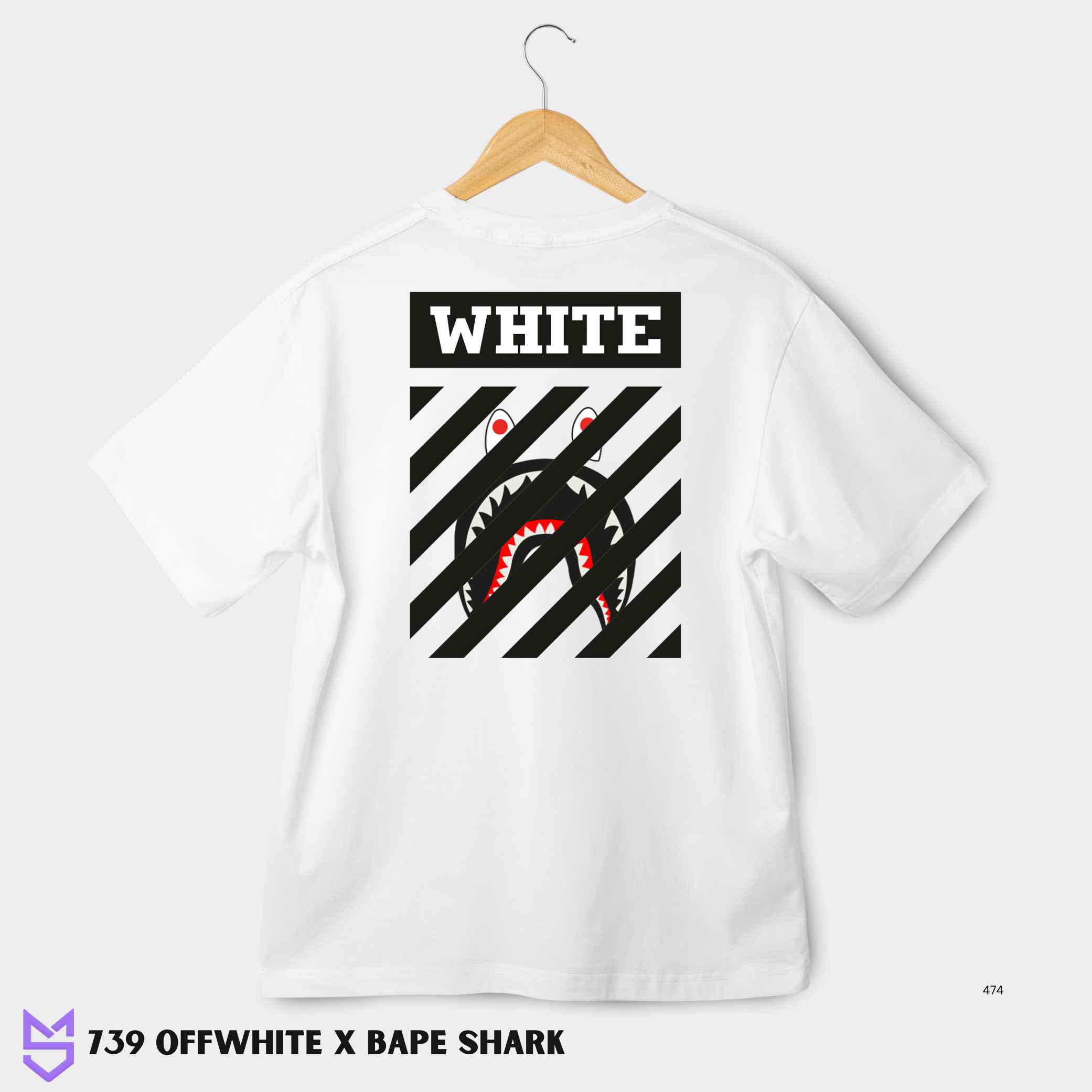 739 Offwhite x BAPE Shark