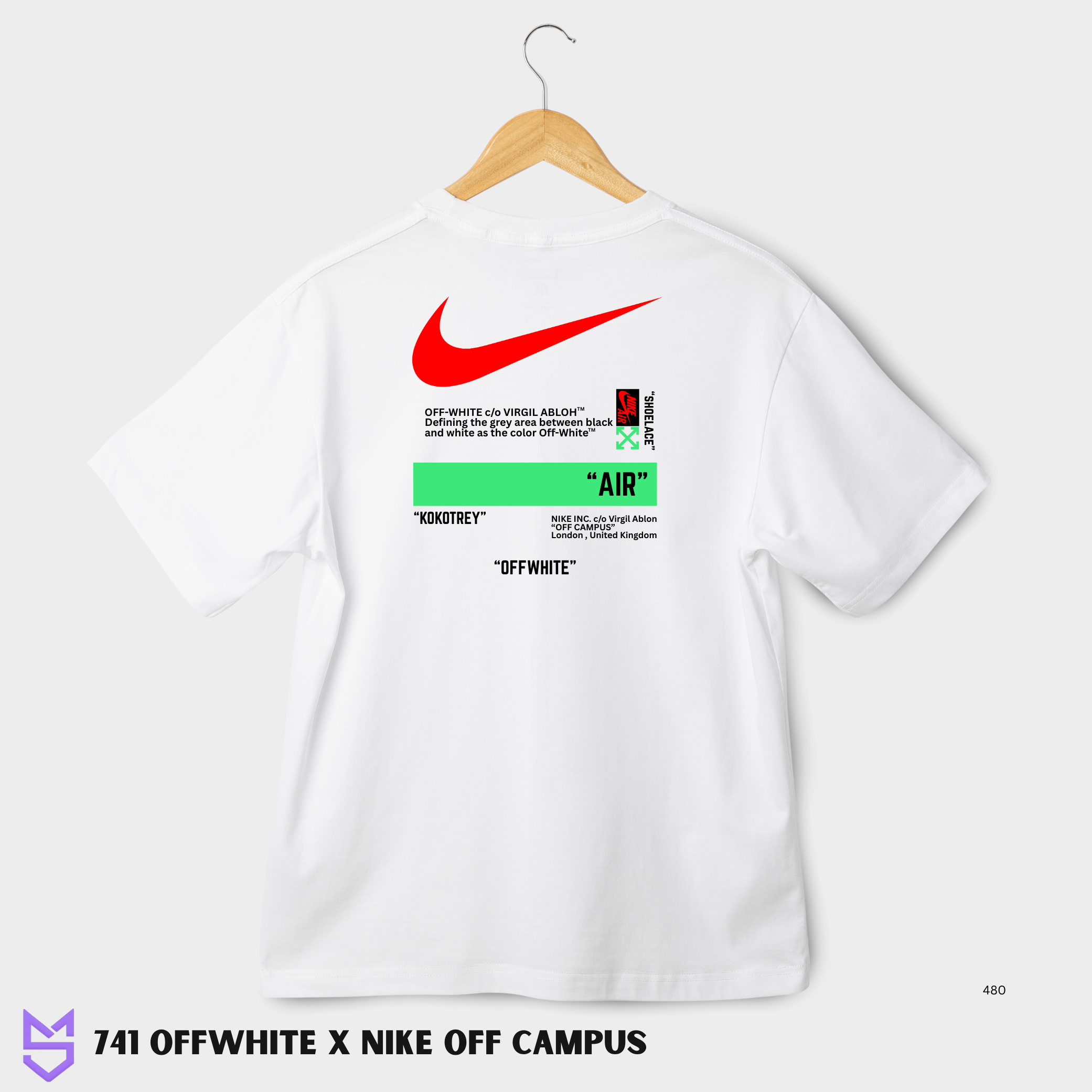 741 Offwhite x Nike off Campus