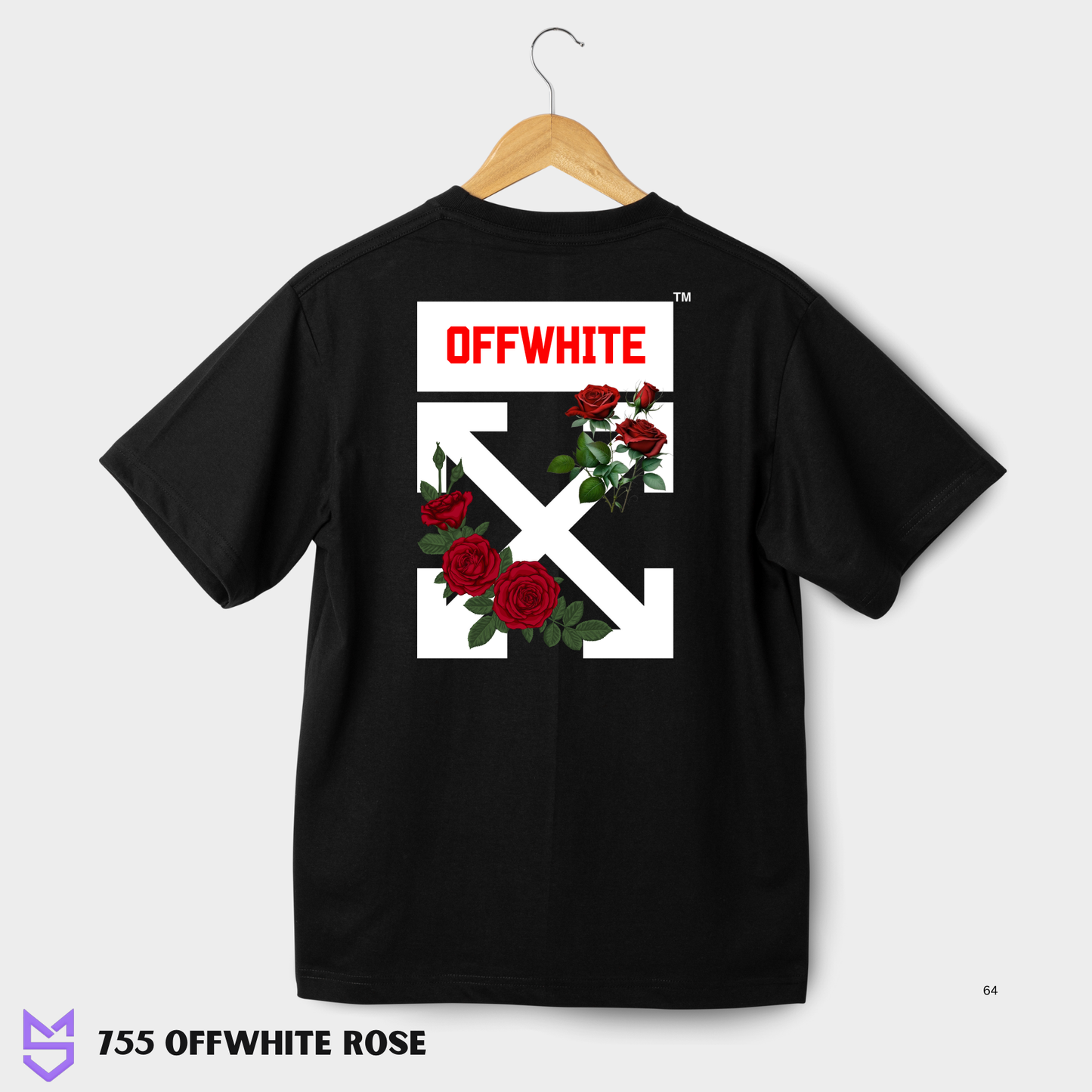 755 Offwhite Rose