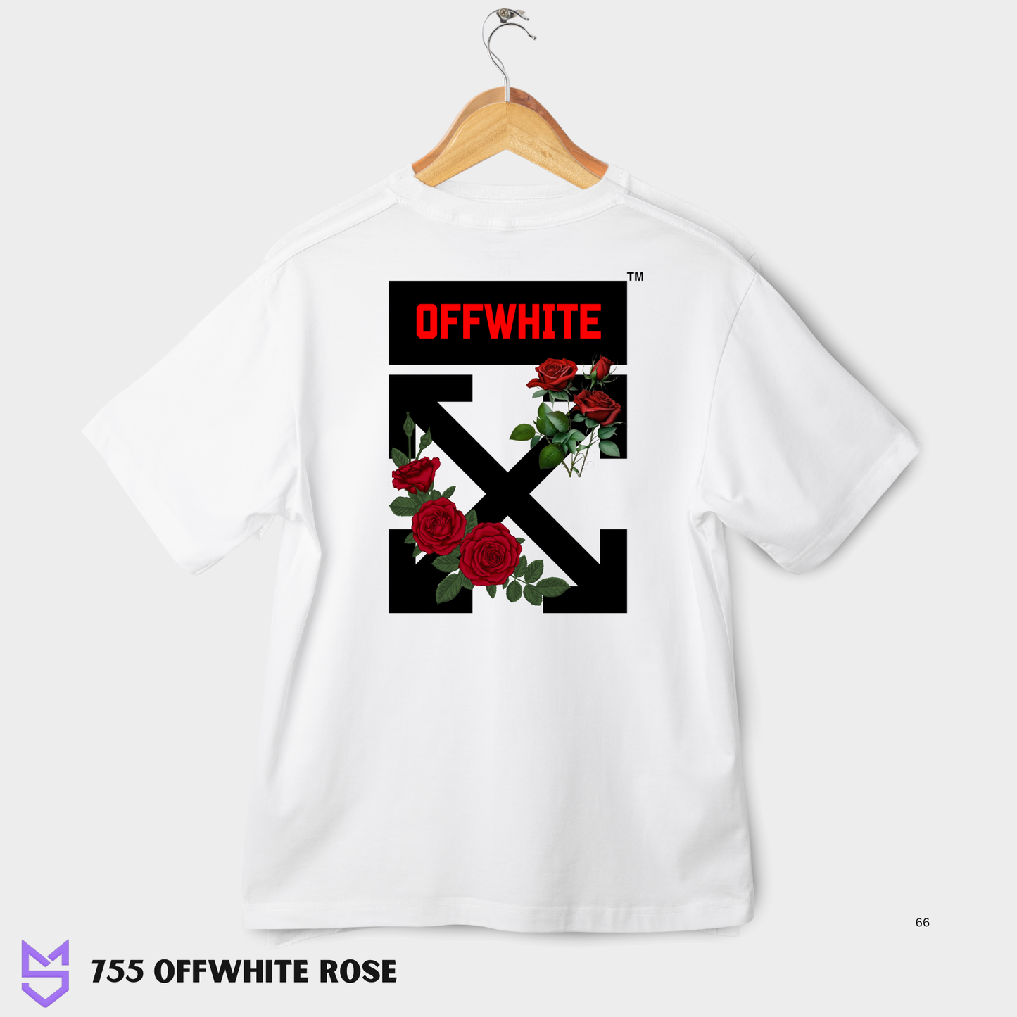 755 Offwhite Rose