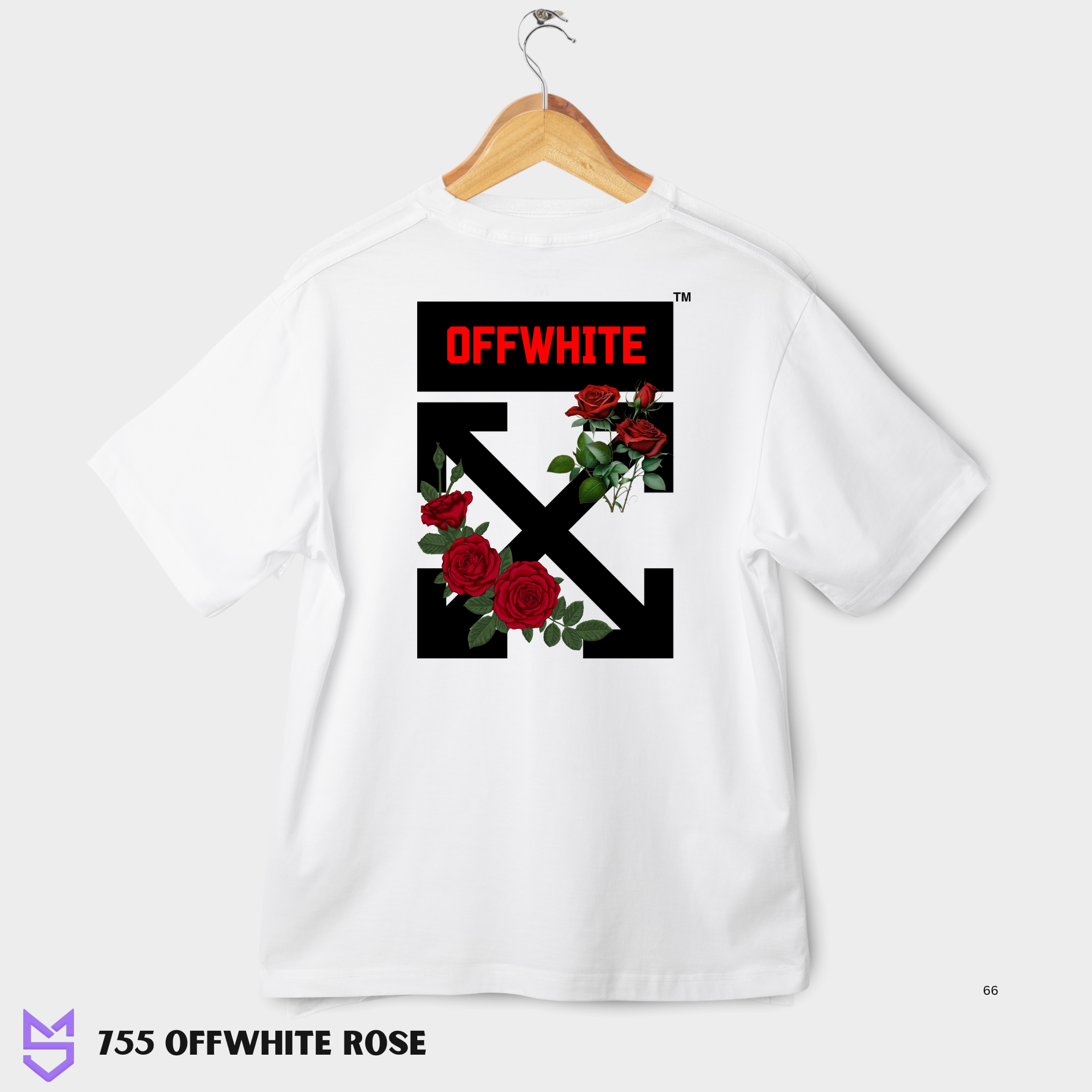 755 Offwhite Rose