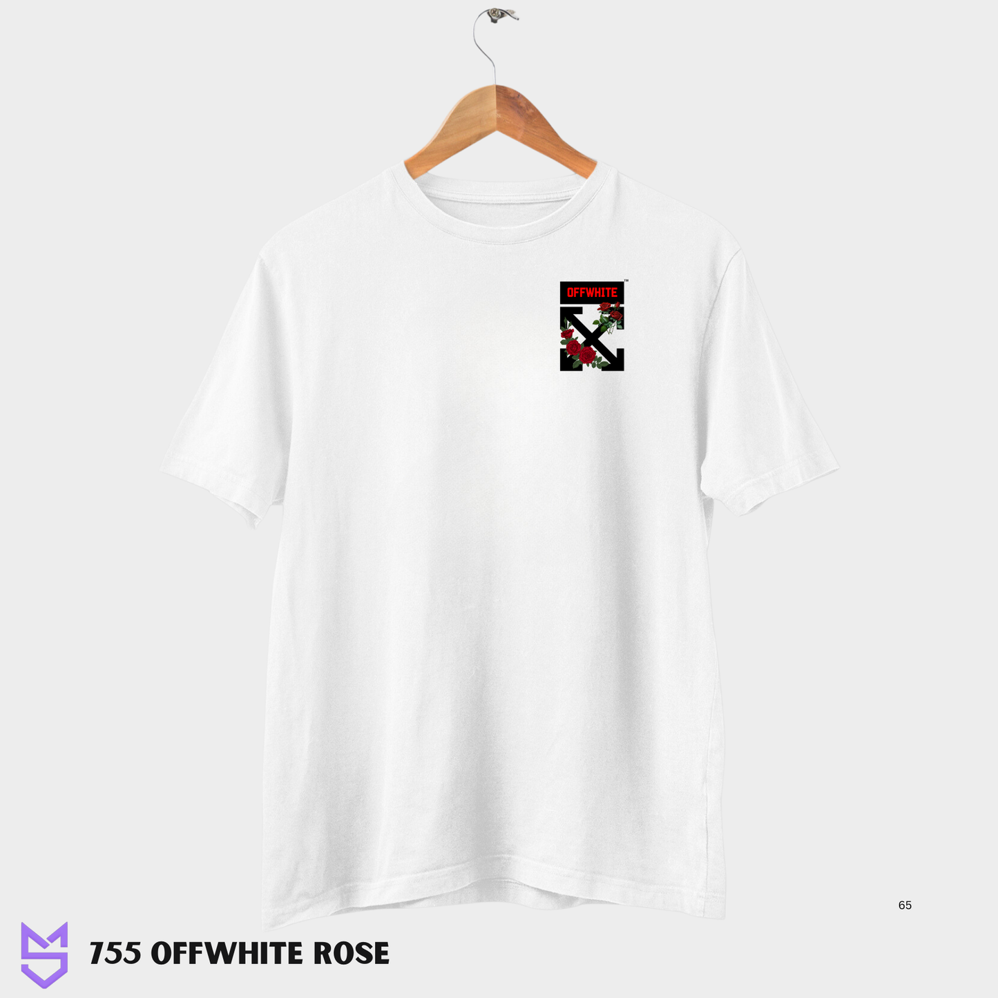 755 Offwhite Rose