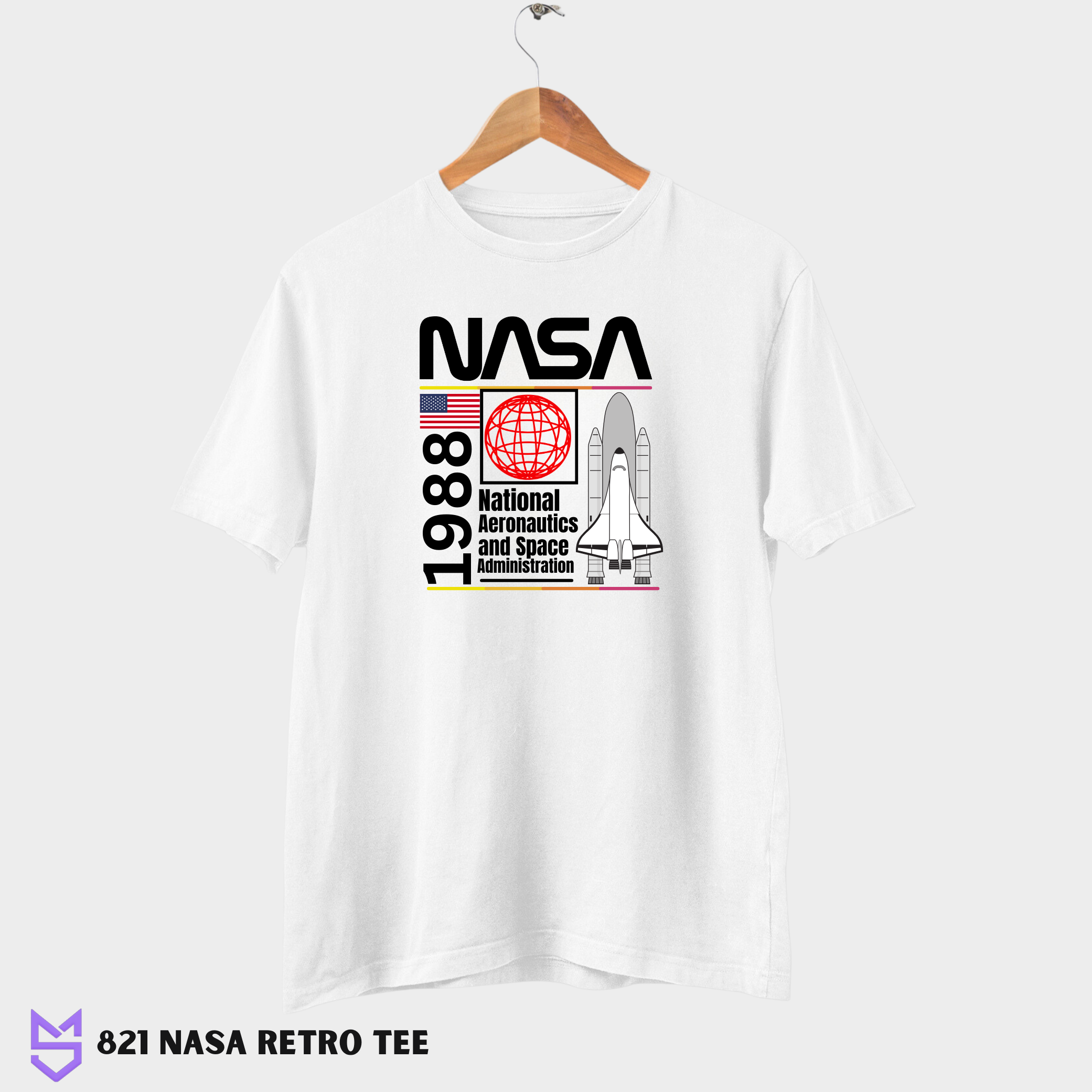 821 NASA Retro Tee