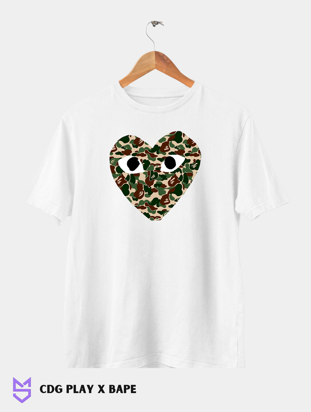 CDG Play x Bape