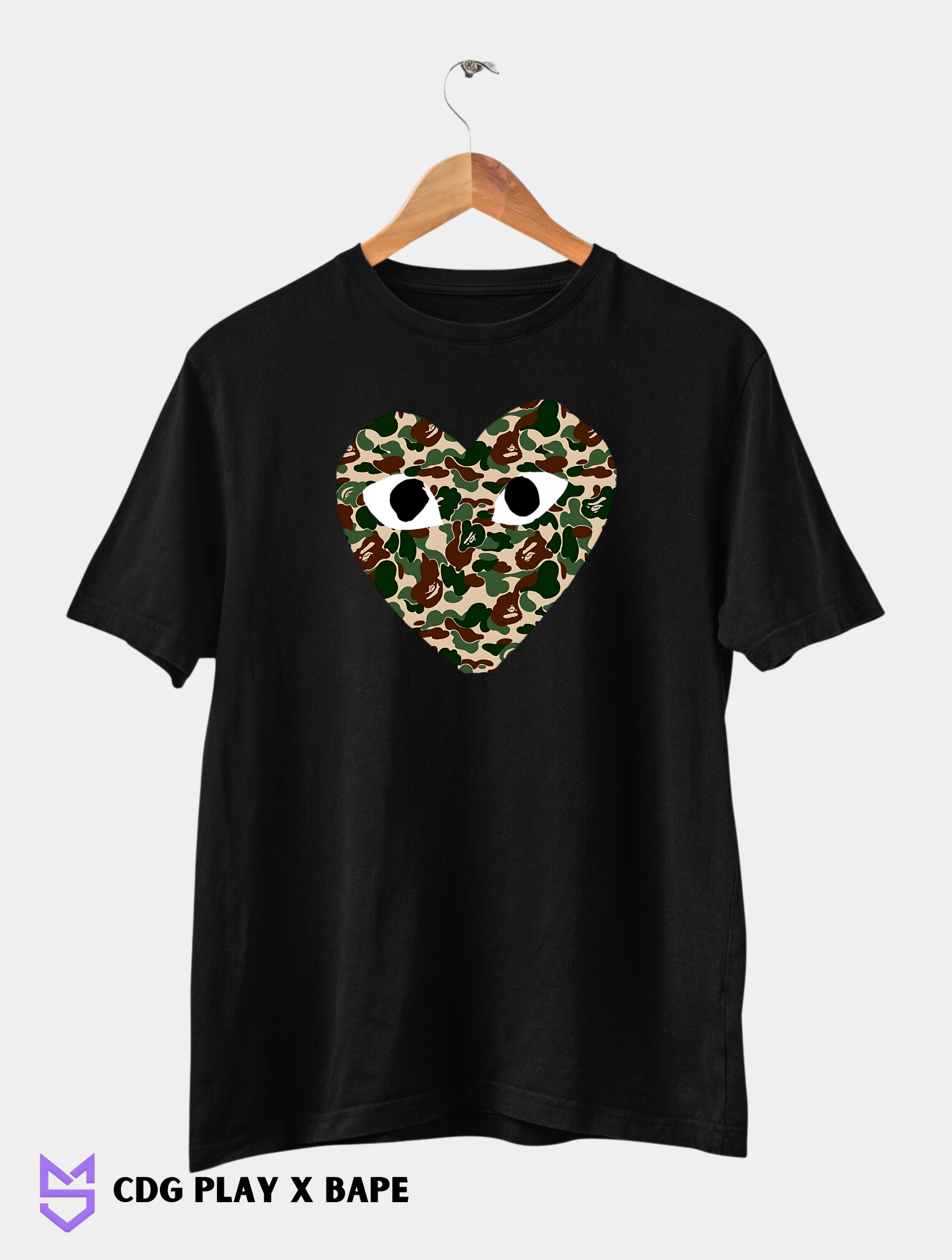 CDG Play x Bape – Mack Saint