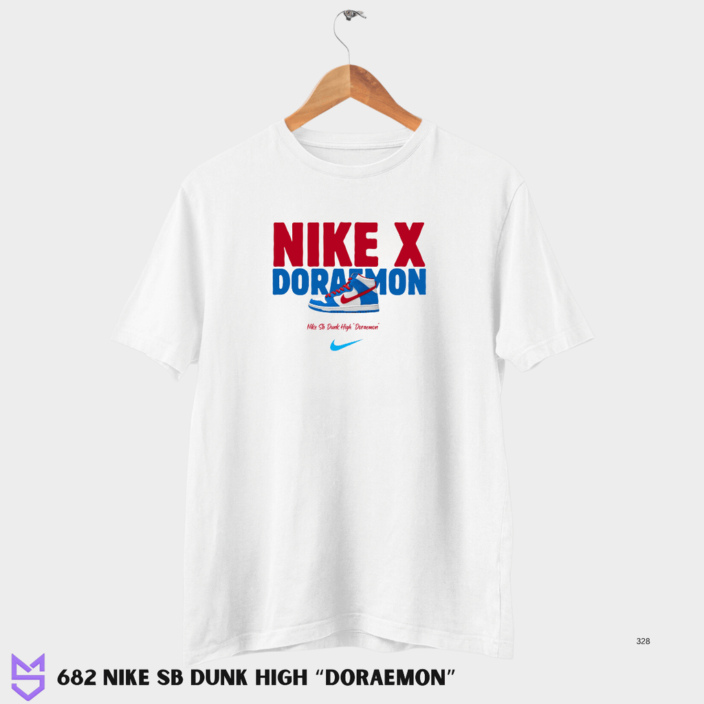 682 Nike SB Dunk High Doraemon Shirt